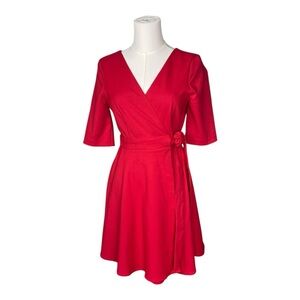 Zara Vibrant Red Mini Dress